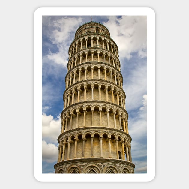 Leaning Tower of Pisa Sticker by Violaman